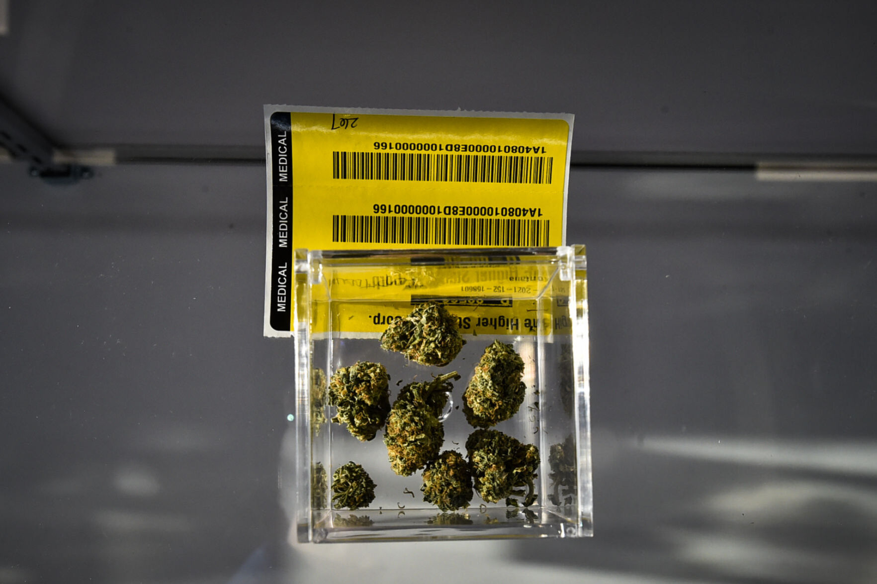 Marijuana on display at The Higher Standard
